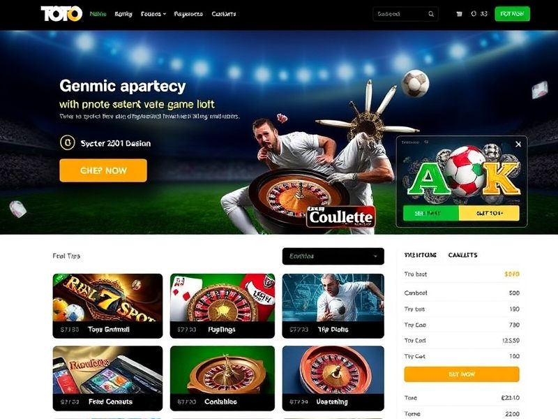 Welcome to Toto.com, the premier online gambling platform offering live betting, casino games, and sports wagering. Explore expert guides, themed slots, and exclusive promotions for a secure and thrilling gaming experience.